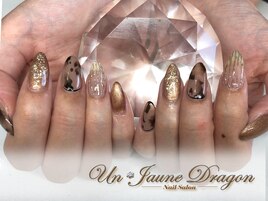 【自爪ネイル】秋ネイル