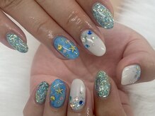 ディーネイル 池袋(D-nail)/【山崎】水面ネイル