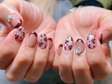 ネイルサロン リン(Lin)/アニマル　フレンチネイル