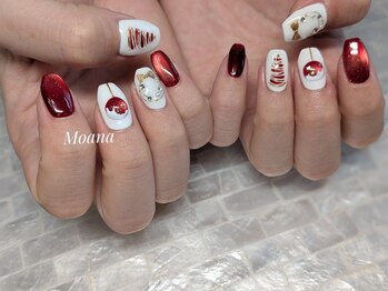 クリスマスネイル