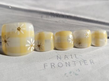 ネイルフロンティア 吉祥寺(NAIL FRONTIER)/Mチェックフラワー8980円~