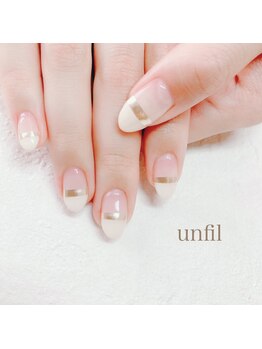 アンフィルルーム(unfil room)/ミラーラインネイル