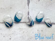 ネイルアンドまつげエクステ ブルーリーフ 四谷三丁目店(Blue Reef)/ニュアンスフレンチネイル