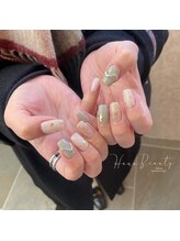 ハナビューティ アシヤ(Hana Beauty Ashiya)/くすみネイル♪