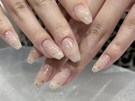 ワンカラーにストーン☆彡