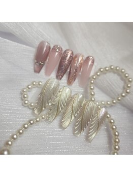 手描きアートが得意なサロン