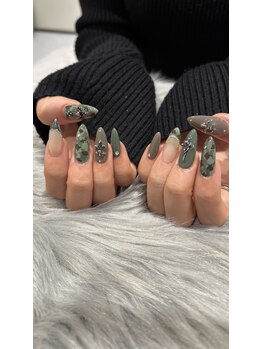 アース 新瑞橋店(HAIR & MAKE EARTH)/ミリタリーネイル