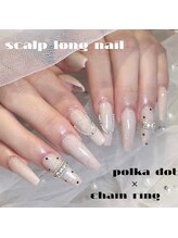 エスフィーネイルサロン リシェル(Esfy nailsalon Richer)/ドット×チェーンリング