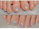 エアネイル(eA NAIL)の写真/フットメニューはフットバスでスクラブケア付き◎美しく整えて可愛いアートで夏を楽しむフットネイル♪