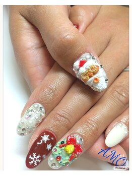 アモ ラブネイルズ(AMO Love nails)/happyクリスマス