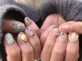 ちぐはぐデザイン¥