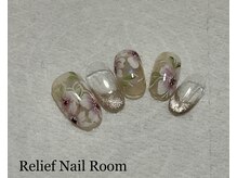 リリーフネイルルーム(RELiEF NAiL ROOM)/Flowers Art 
