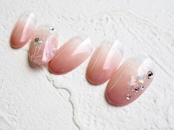 カトルナフ(quatre fois neuf)/じゅわっとピンクのグラデネイル