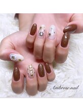 アンブローズネイル(Ambrose nail)/秋ネイル