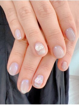 ラ フルール(La fleur)/オーロラマグネットネイル