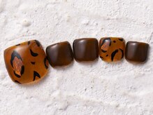 アイネイルズ 横浜WEST店(I-nails)/秋レオパード8480円