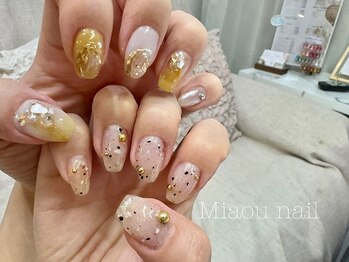 ミャウネイル(Miaou nail)/yellow nuance