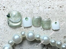 蝶パーツ，マグネット，夏