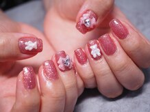 パズルリングネイル(Puzzle.ring Nail)/フラッシュネイルにパーツ