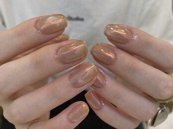 リノ(lino)の写真/【西宮北口/パラジェル取扱◎】シンプルネイルもカラー調合でこだわりのお色味に♪