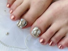 プティ アイビューティ 北浜店(peTiT eyebeauty)の雰囲気（フットネイルもデザイン多数★フィルイン、パラジェル取扱あり）