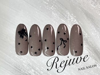 リジュベ 船橋2号店(Rejuve)/ハート・りぼんガーリーネイル