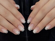 アイネイルズ 梅田店(I nails)/ドットフレンチネイル