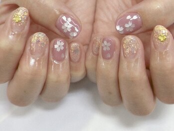 ハニービービー(Honey Bee Bee)/キャンペーン桜ネイル