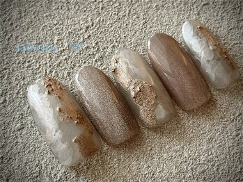 サロン ド ダブリュー(salonde W)の写真/大人ニュアンス系アートとエイジングケアで洗練された指先に！