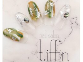 ニュアンス秋ネイル