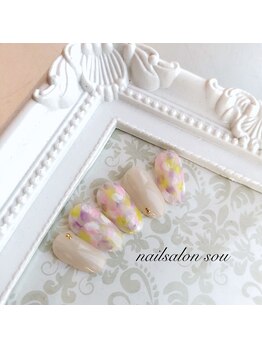 ネイルサロン ソウ 心斎橋店(Nail Salon Sou)/選べるトレンドArtコースA☆