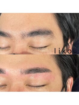 リコ(liko)/男性も眉毛スッキリと