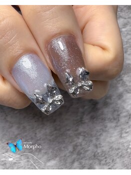 モルフォ 千駄ヶ谷(Morpho)/リボンパーツネイル