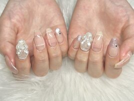 チェックネイル ¥8000