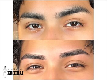 ケギライ アイブロウ 梅田店(kegirai)/眉毛/眉毛サロン メンズ/kegirai
