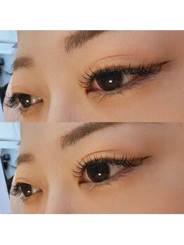 ブリーズ アイラッシュ 沖縄市(Breeze eye lash)の写真/ナチュラル自然な付け心地で魅力アップ!フラットラッシュ自然軽い仕上がり♪