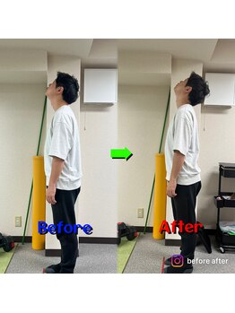 ウェルネスストレッチ バンバン/Before After