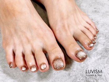 ラヴィズム アイラッシュ アンド ネイル (LUVISM)/フットネイル★担当:菊池
