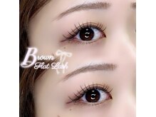 エバーアイズ 関内店(EVER EYES)/ブラウン フラットラッシュ