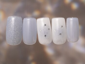 ジェミーネイル シンジュク(Jemiy nail shinjuku)/チークフラッシュ星ホロ¥7980