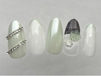 アイネイルズ 恵比寿店(I nails)/トレンドミントグリーン