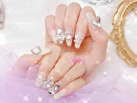 ゆめかわ/定額ネイル/埋め尽くし
