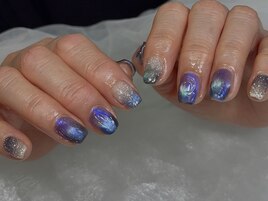 クールめニュアンスネイル