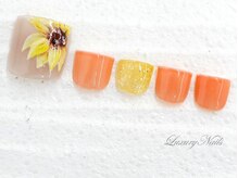 ラグジュアリーネイルズ アカバネ(Luxury Nails Akabane)/夏*向日葵Nail