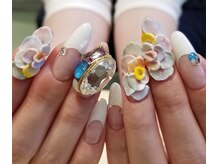 ネイルサロンハマチ(Hamachi)/マーメイドブライダルネイル