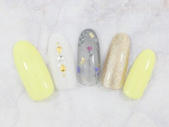 ネイルプラザ 河原町OPA店(NAIL PLAZA)/フラワーアートネイル4