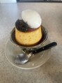 フィオレ(FIORE) カフェの昔ながらの固めプリンです♪(大門/浜松町/品川)