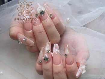 ウメネイルスタジオ(UME NAIL STUDIO)/長さだしやり放題×つけ放題