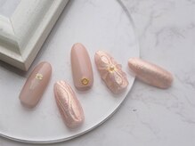 ネイル スパ ココプラス(Nail spa Cocoplus)/押し花×立体フラワーネイル
