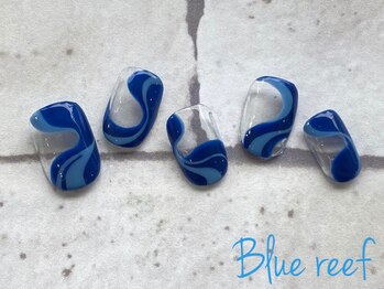 ネイルアンドまつげエクステ ブルーリーフ 四谷三丁目店(Blue Reef)/ニュアンスプッチネイル